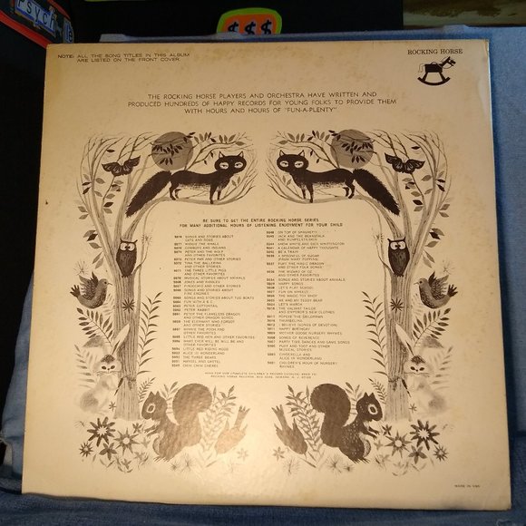 Peter The Flameless Dragon Rocking Horse Players & Orchestra mid 50's Vinyl Rec - Picture 2 of 4